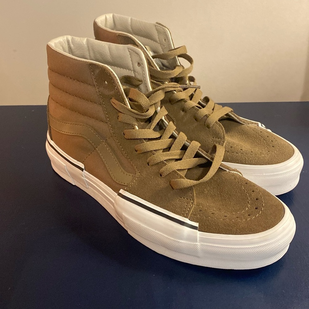 Brand New High Top Vans Brown